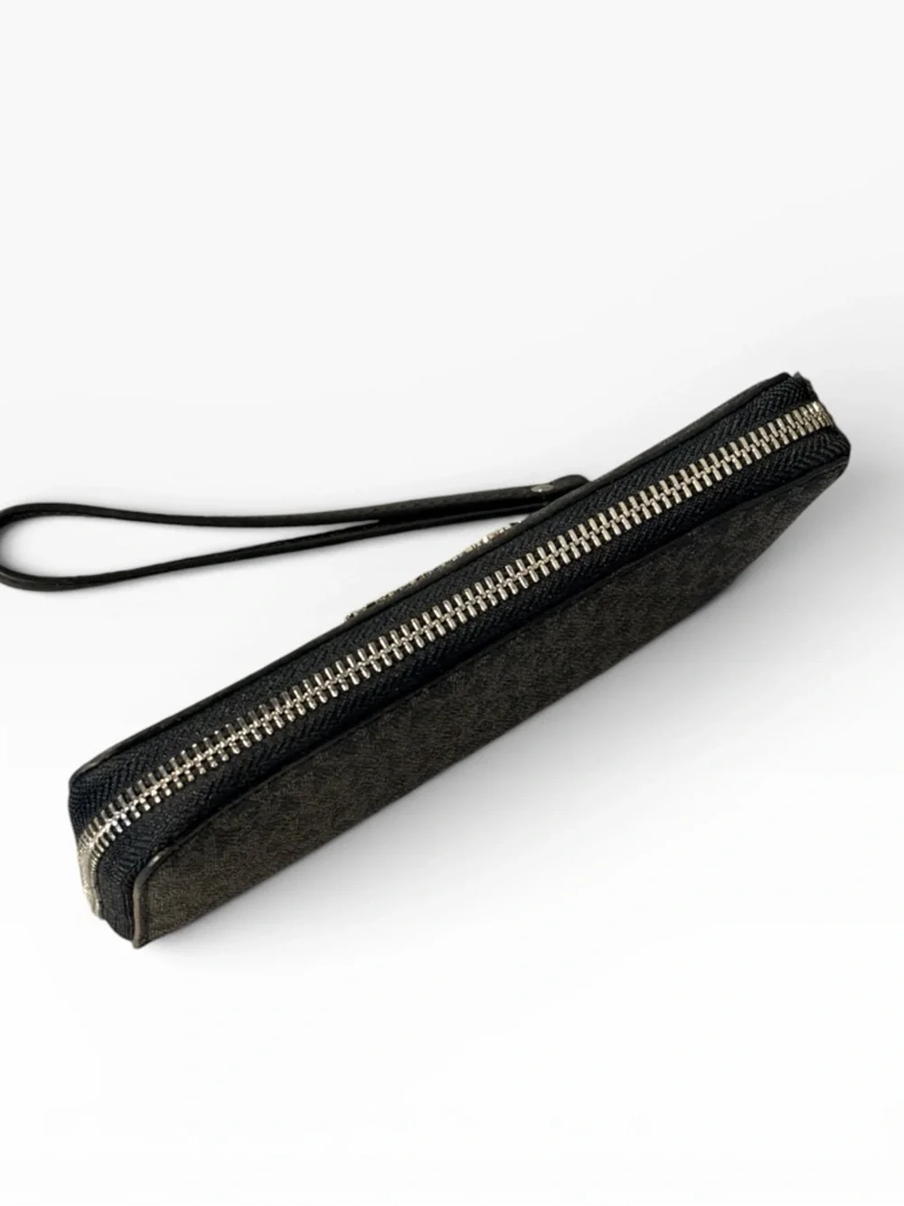 Michael Kors Large Continental Wallet Black PVC Leather